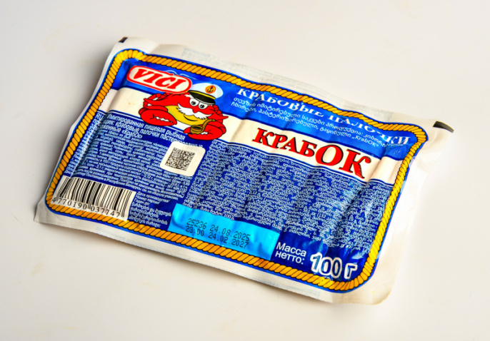 Крабовые палочки "Крабок" зам 100гр