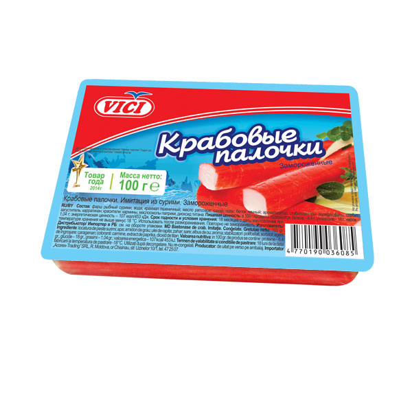 Крабовые палочки 100гр VICI