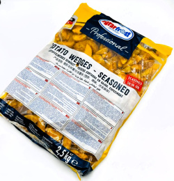 Картофельные дольки professionfl с кожурой и специями 2,5кг agrafrost