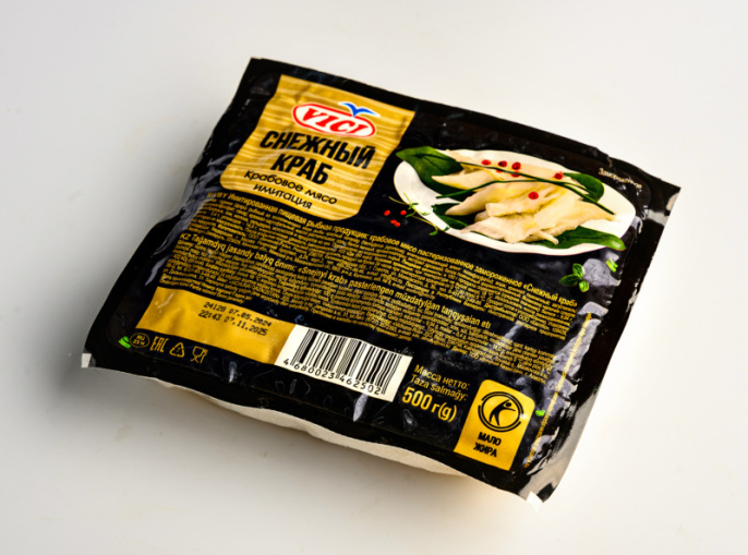 Крабовое мясо "Снежный краб"  500гр VICI