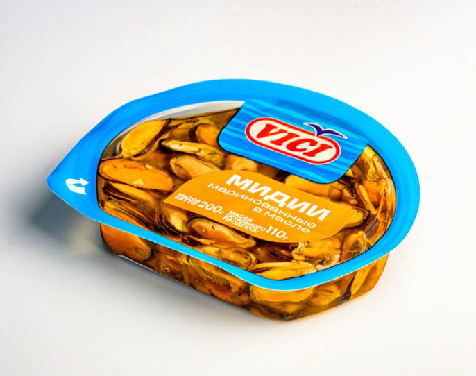 Мидии маринованные в масле 200г VICI
