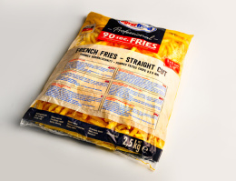 Картофель фри  9х9мм 90секунд  2,5кг Agrarfrost