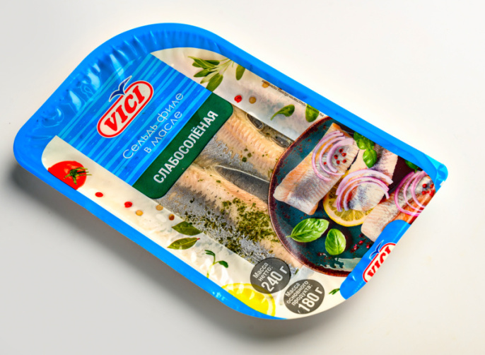 Филе сельди в масле  "Слабосоленая" 240гр VICI