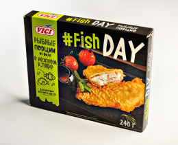Рыбные порции из филе в нежном кляре зам 240гр  #FISH DAY