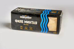 Филе минтая без кожи , без кости 600 гр ДОБРОФЛОТ