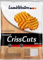 Картофель фри Crisscuts Skin-On 2,5кг   LWS 901