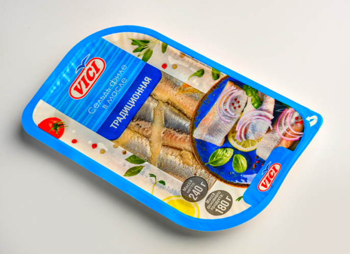 Филе сельди в масле "Традиционная" 240г VICI