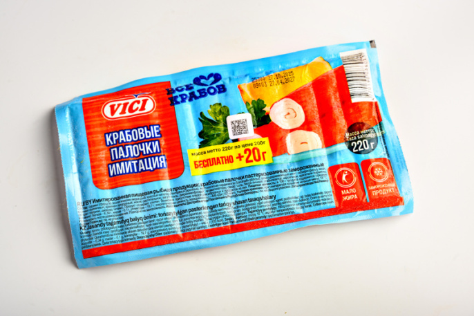 Крабовые палочки  200+20гр VICI