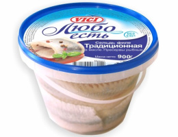 Сельдь филе "Традиционная" ВЕДРО 900г VICI