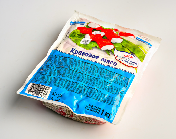 Крабовое мясо  1000гр VICI