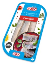 Сельдь филе "К картошке" 400г VICI
