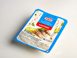 Сельдь филе-кусочки в масле "К картошке"150г VICI