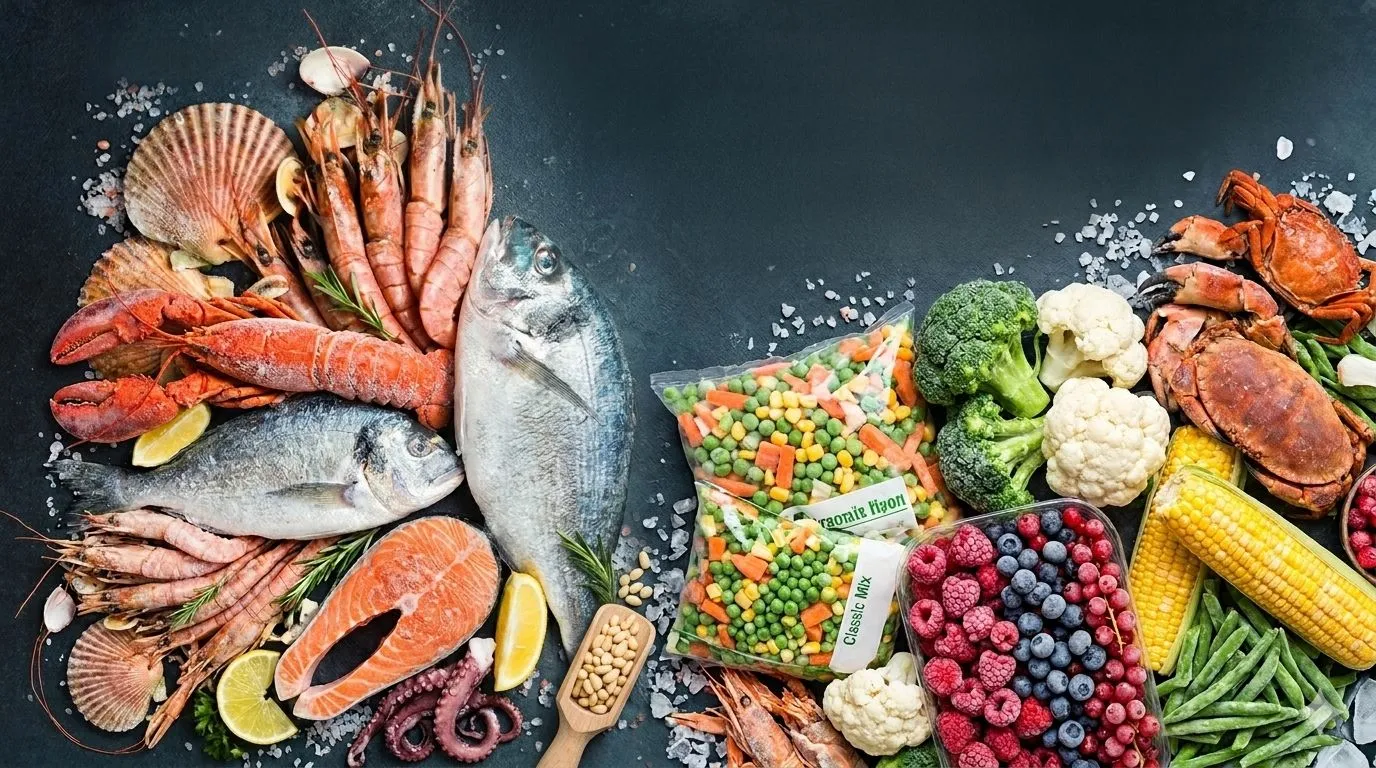 Рыба, морепродукты, замороженные офощи и ягоды купить в Калининграде - Нерия-плюс